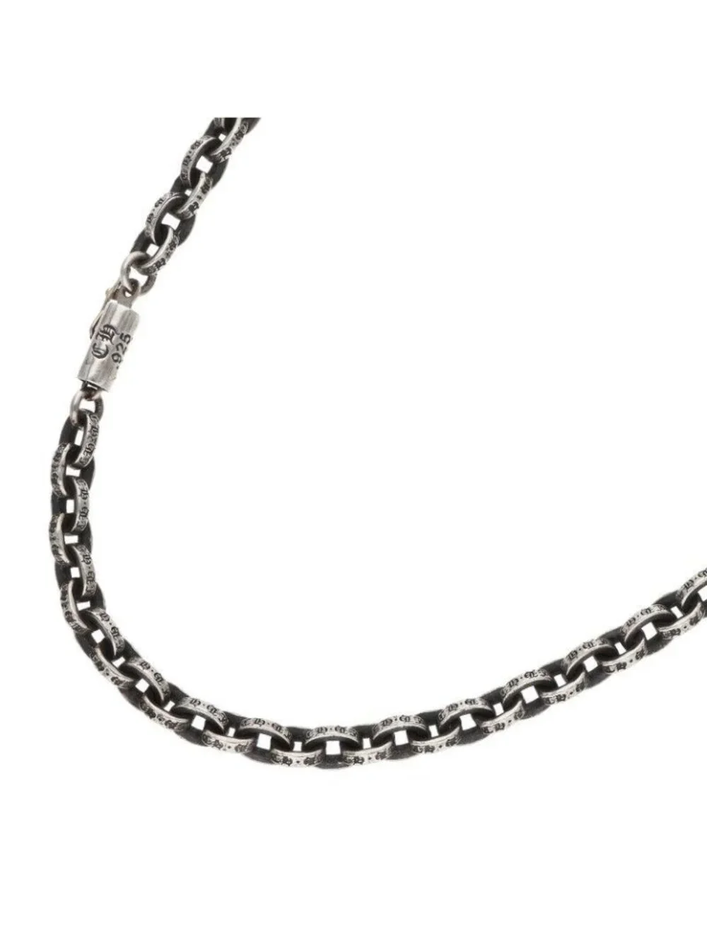 Chrome Hearts Paper Chain 30 Silver Necklace